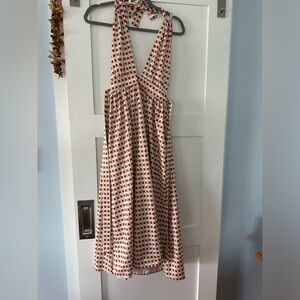 NWT Halter Tie Mid Length Sundress - Cider